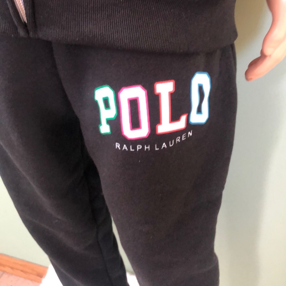 Polo Ralph Lauren 2 Pc. Full Zip Fleece Hoodie And Sweatpants Set  XL - Picture 6 of 11